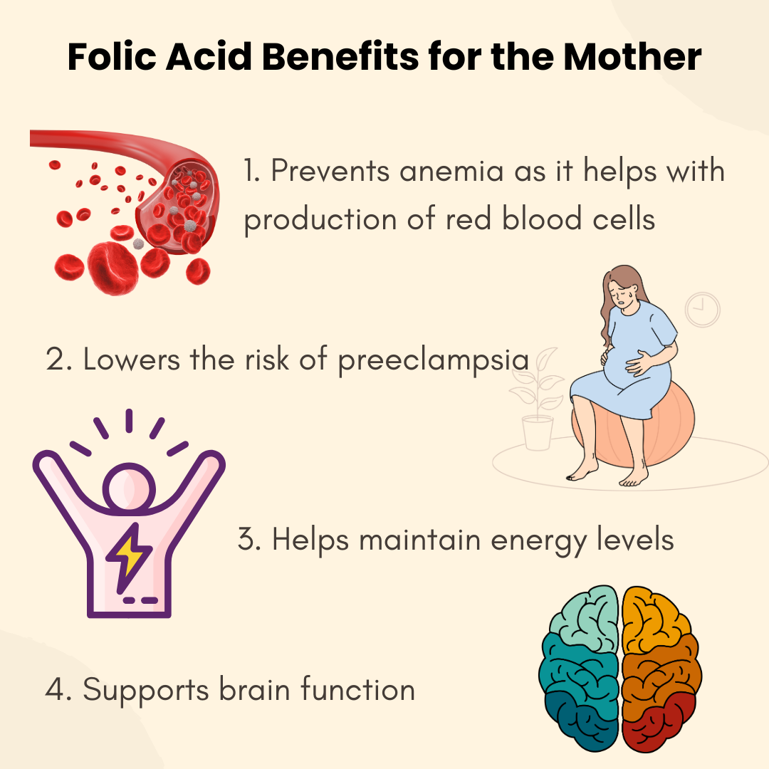 Folic Acid Benefits for the Mother