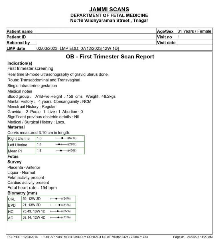 NT Scan Report Sample: Normal Vs Abnormal Reports Explained 2023