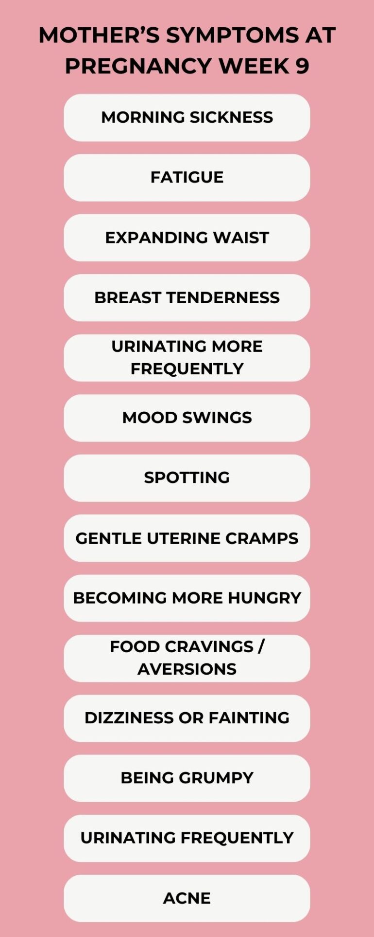 Pregnancy week 9: An Essential Guide to Symptoms and Maternal Changes