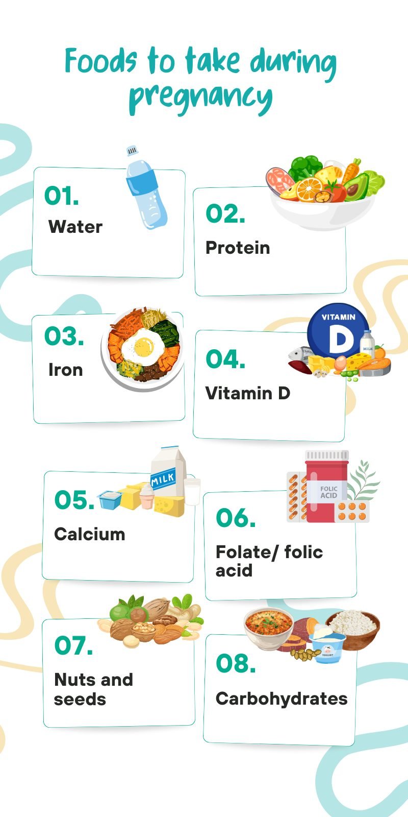 foods to take during pregnancy period