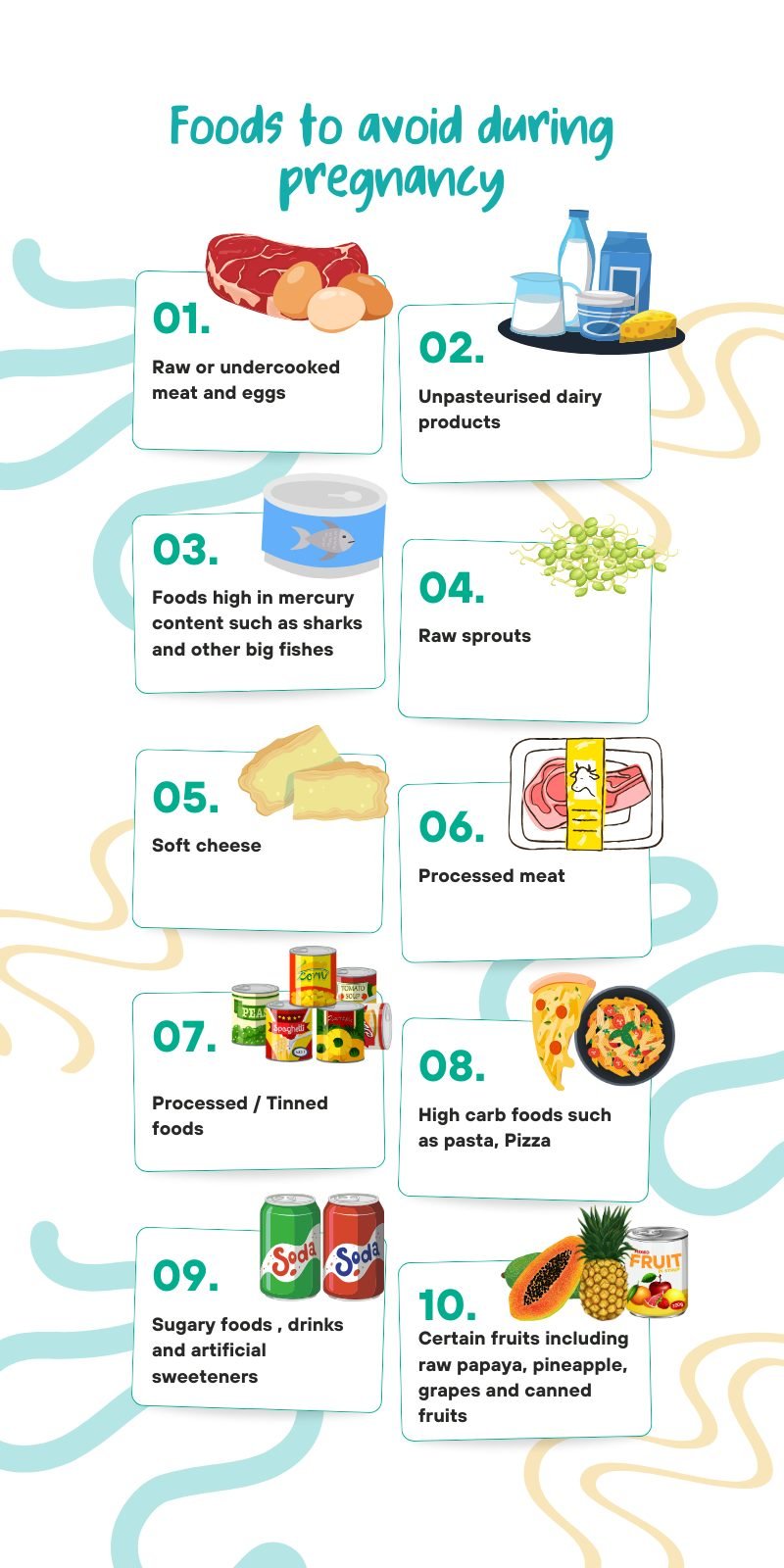 foods to avoid during pregnancy time
