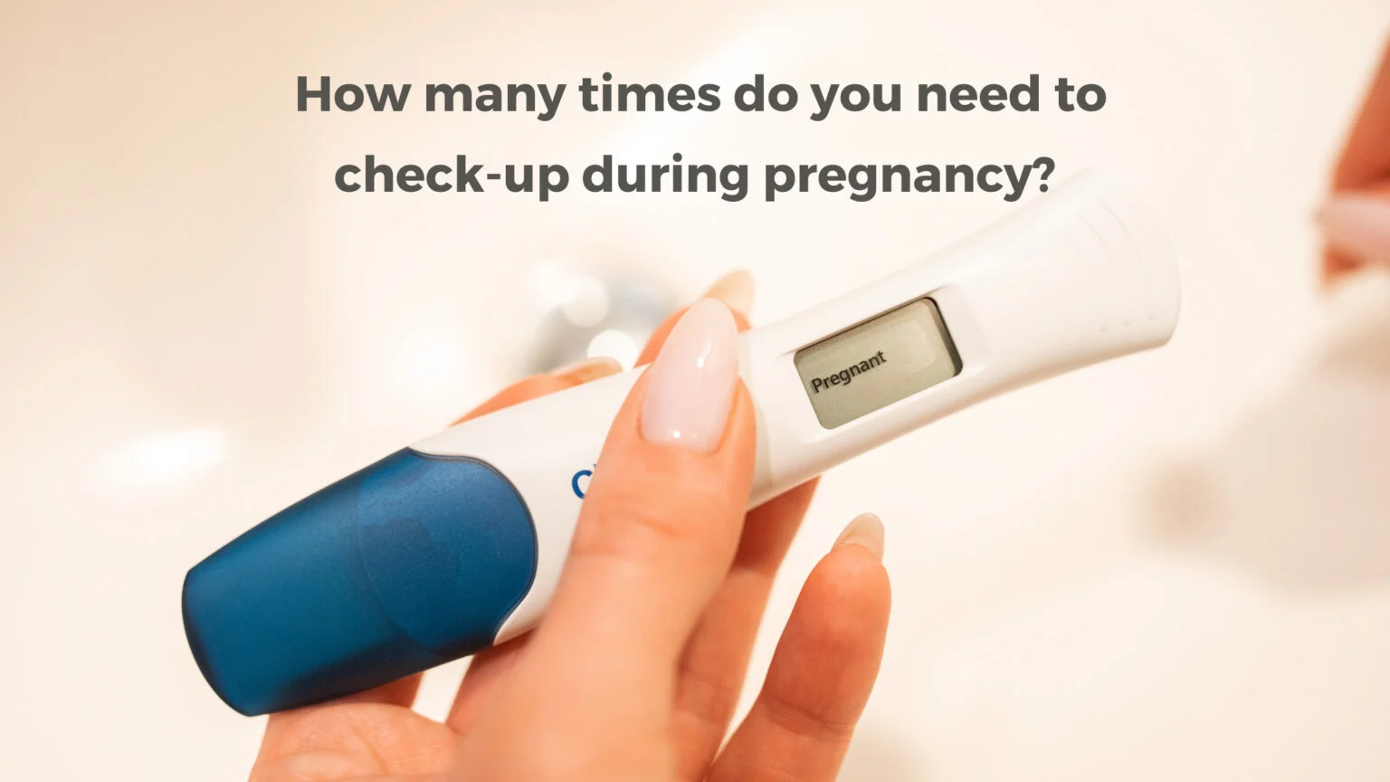 How many times do you need to check-up during pregnancy