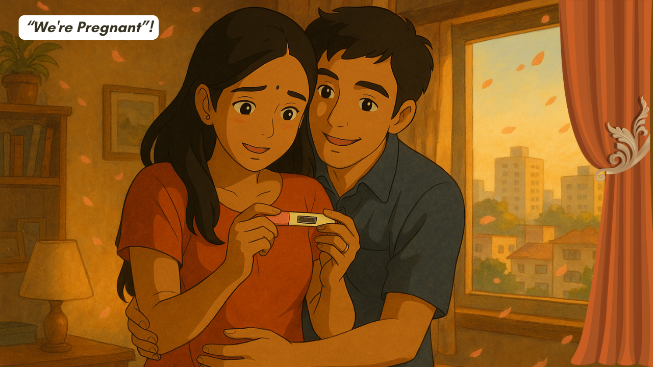 Arjun and Meera Found that they're pregnant