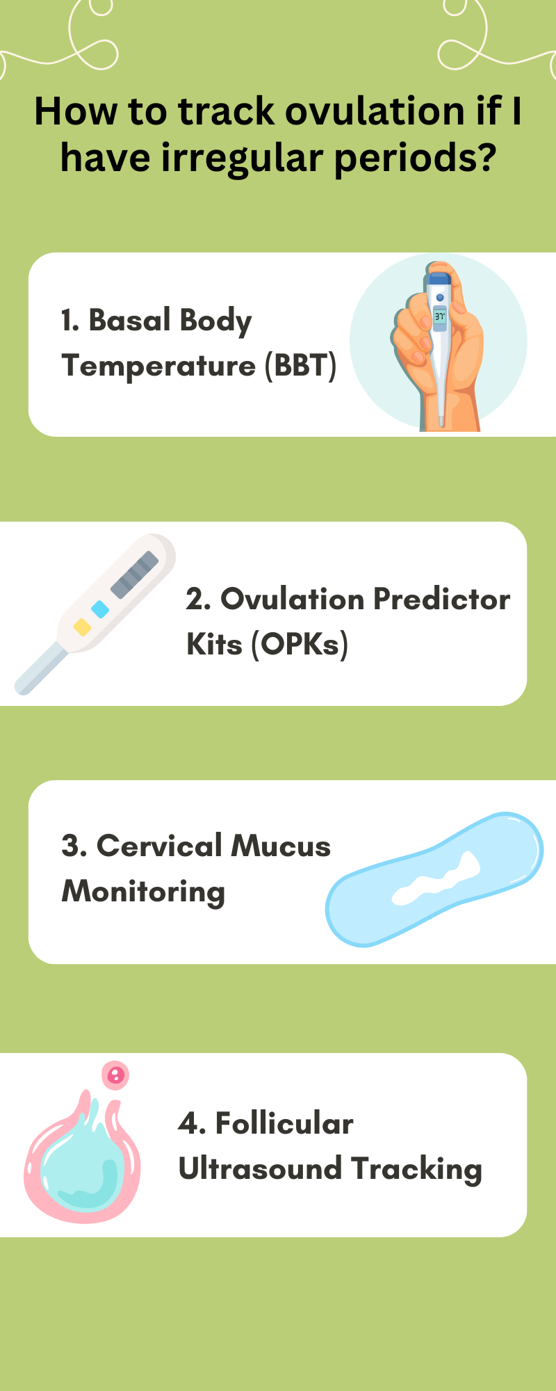 How to track ovulation if I have irregular periods