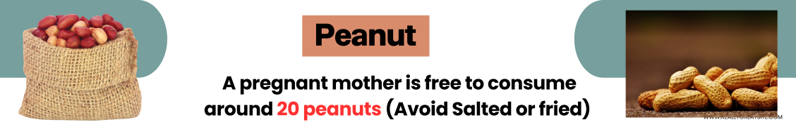 peanuts in pregnancy