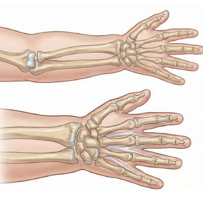  Structuring of the arms, legs, hands, and feet