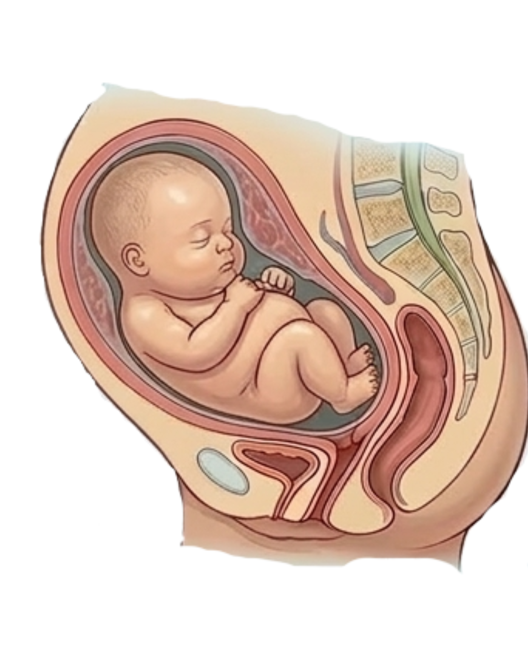 Bigger baby in the womb