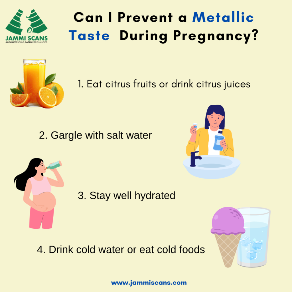Can I Prevent a Metallic Taste During Pregnancy Can I Prevent a Metallic Taste During Pregnancy
