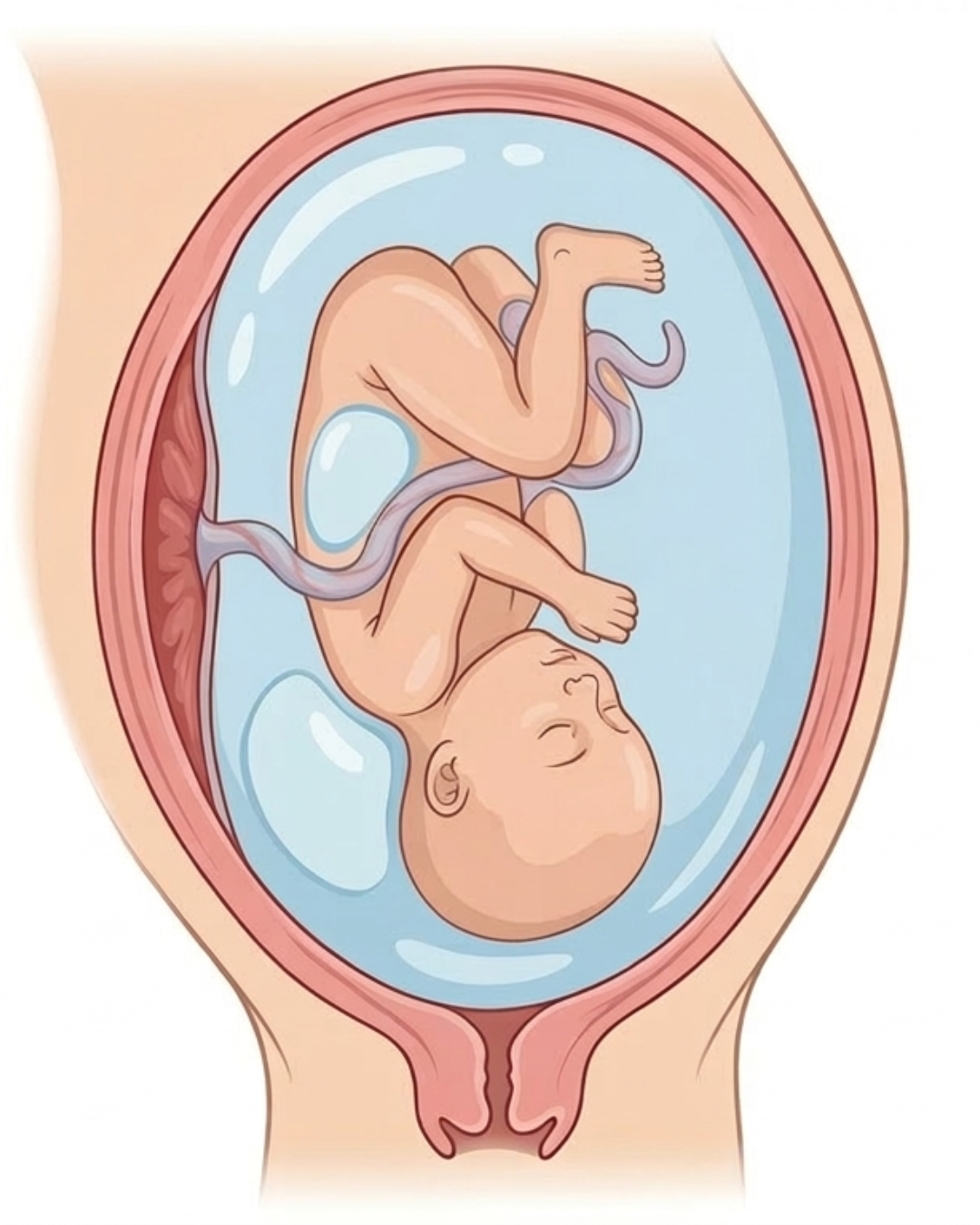 baby's heart for the four chambers, valves