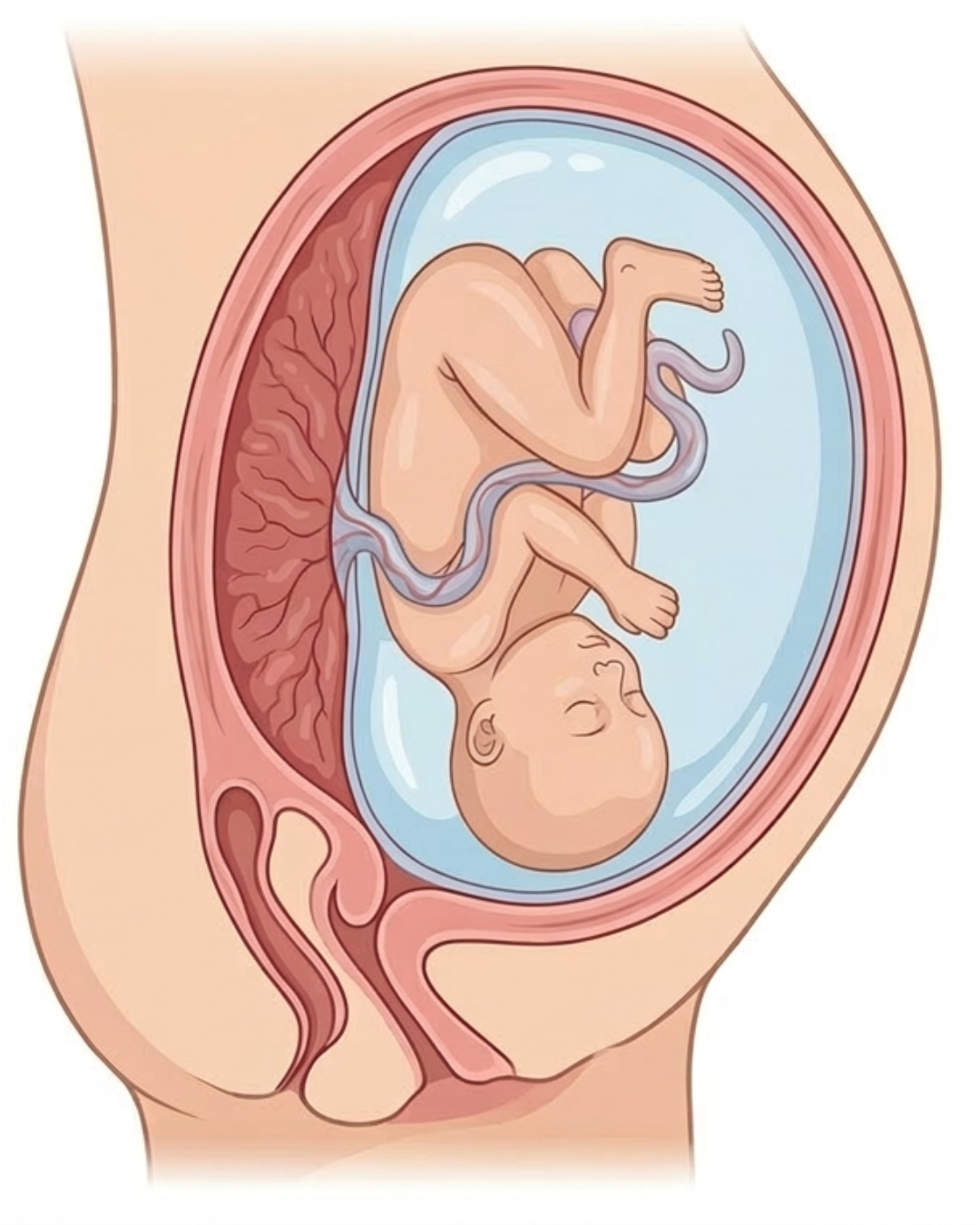  Baby with low amniotic fluid