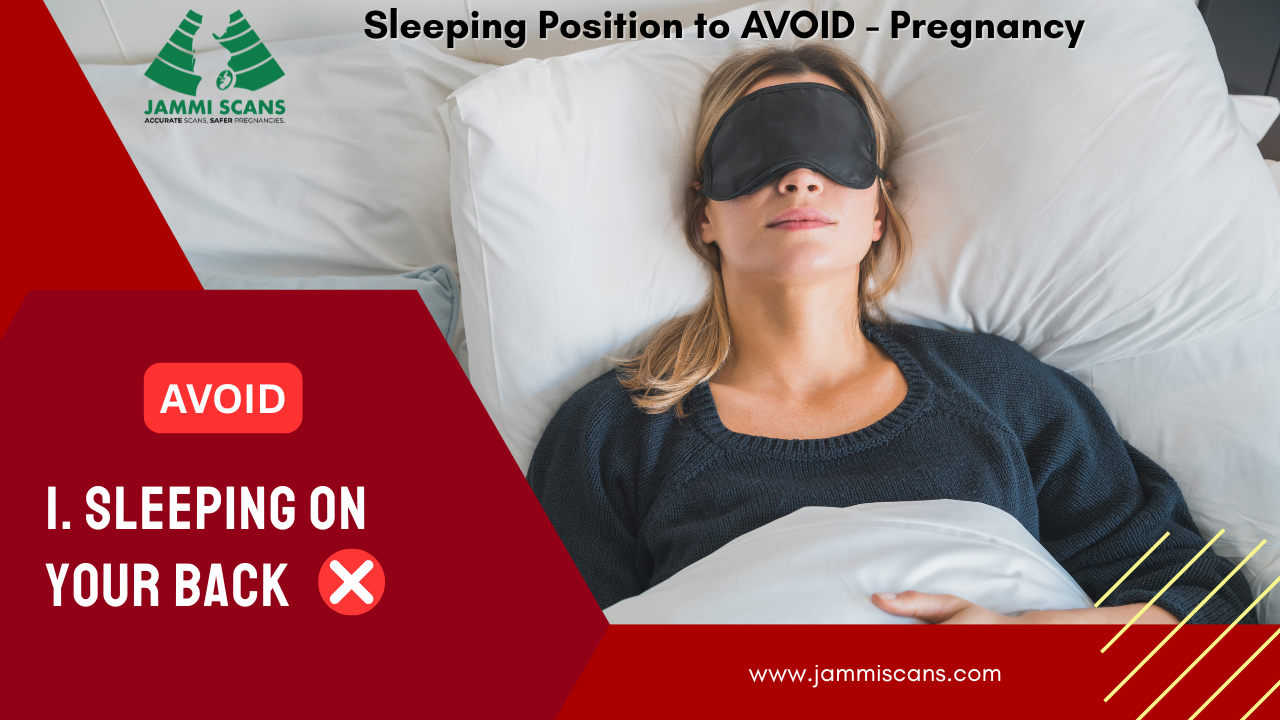 avoid sleeping on your back in pregnancy