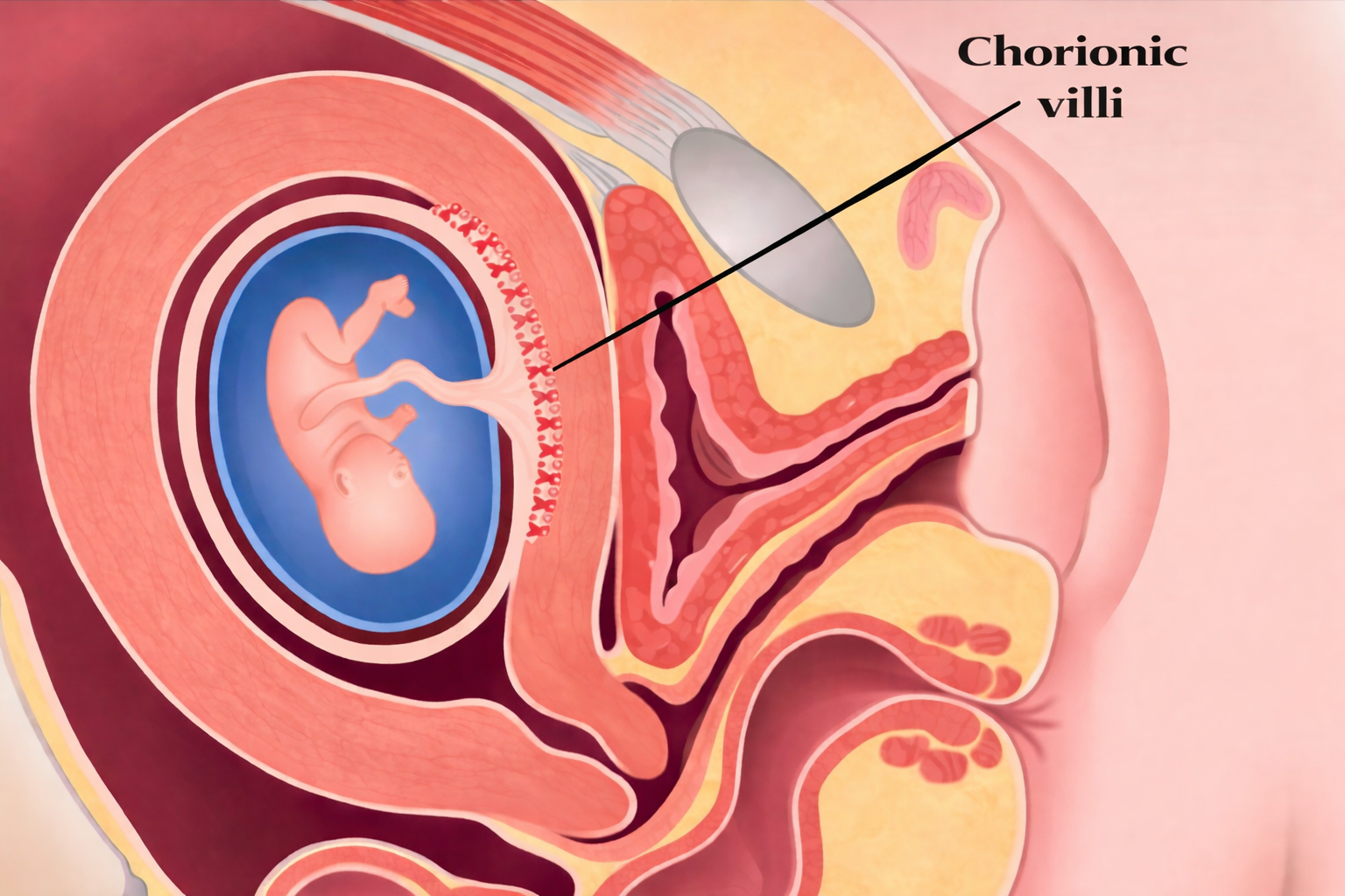 Baby Ultrasound Illustration