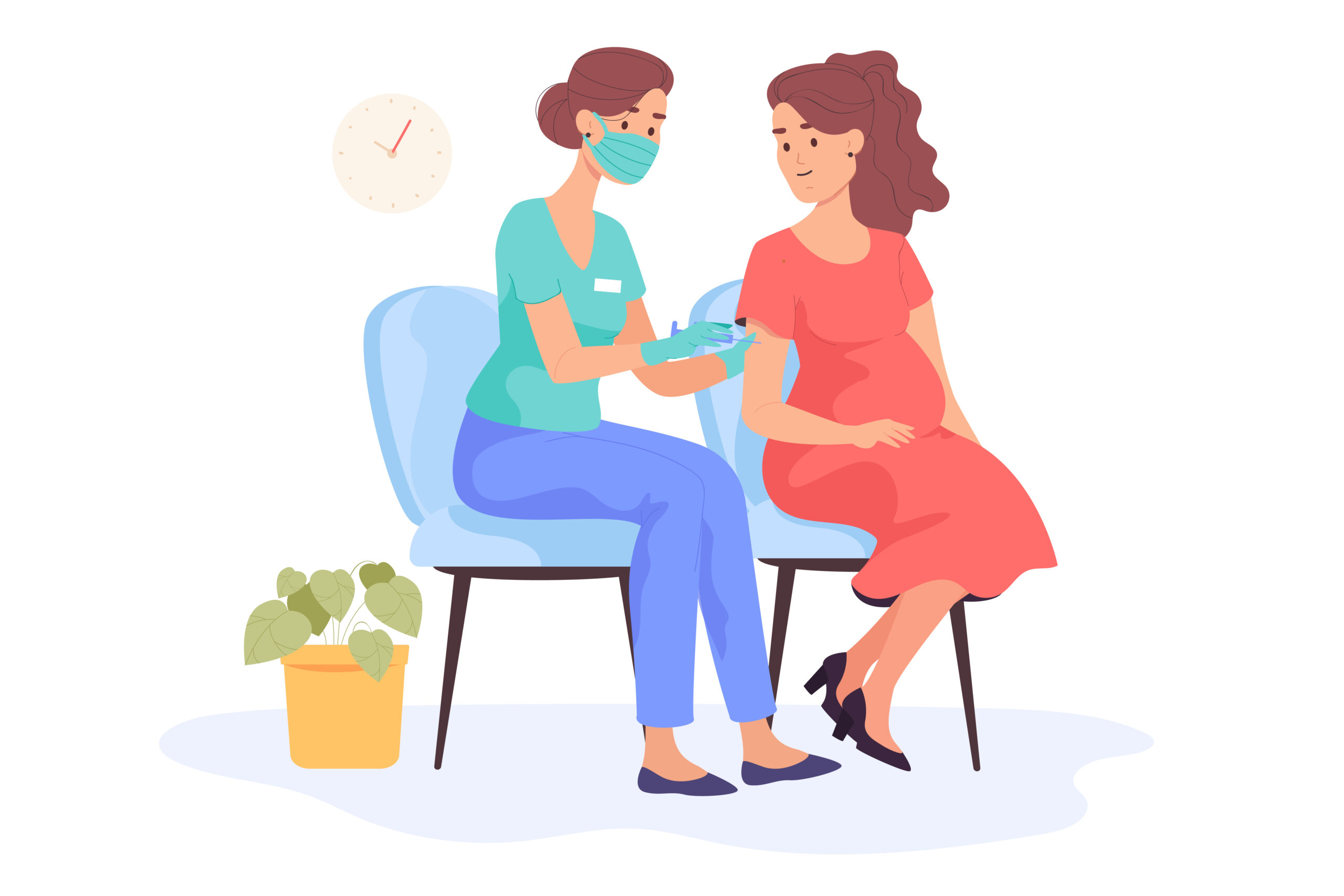 Ultrasound Scan Illustration