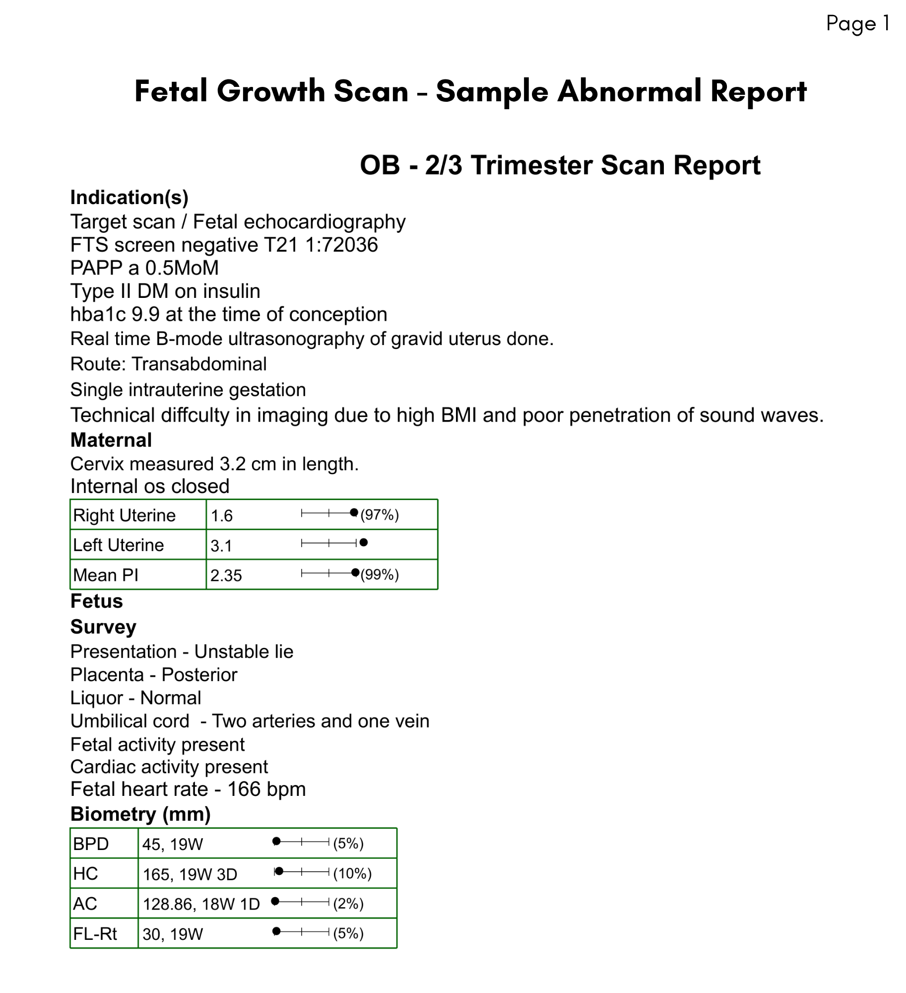 Abnormal Report Sample
