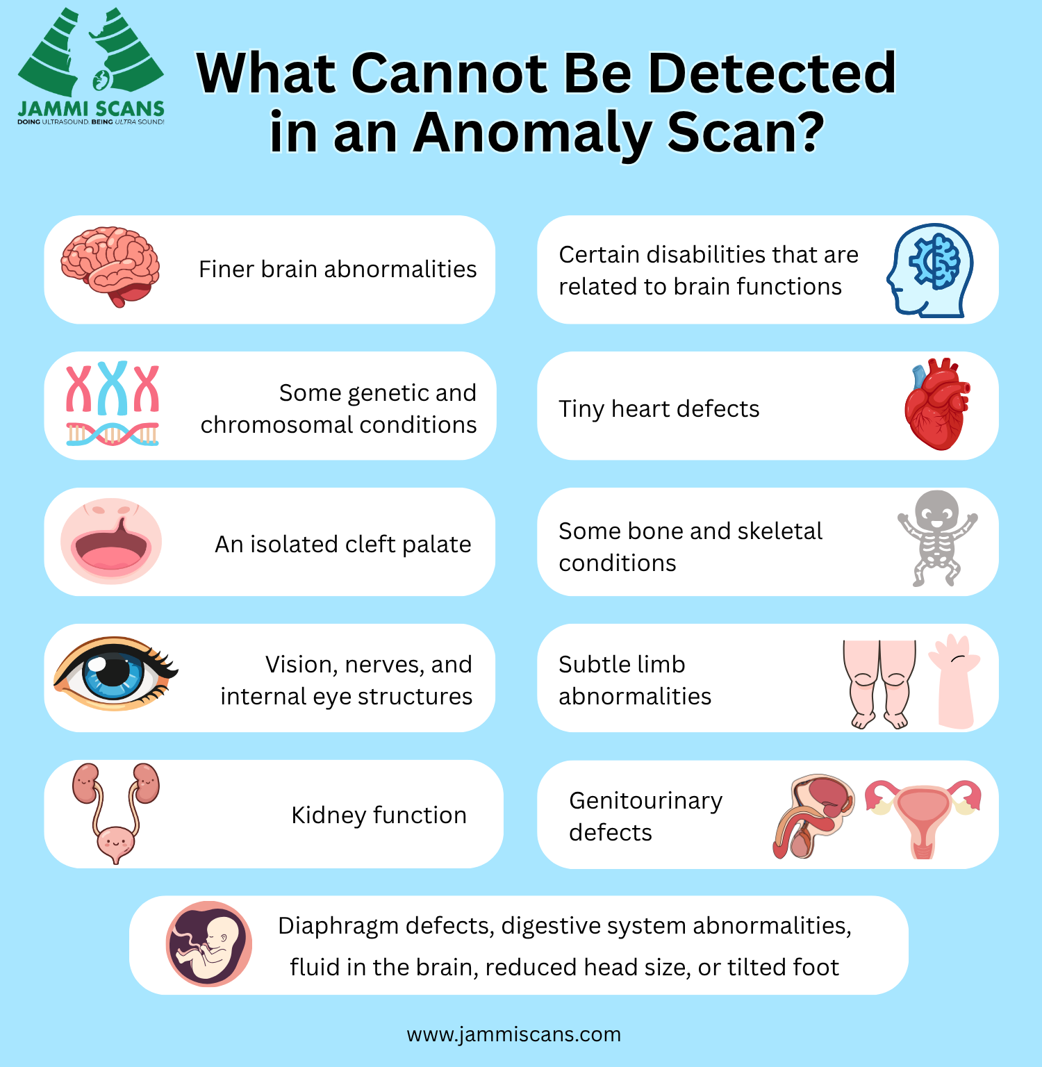 What Cannot Be seen in an Anomaly Scan